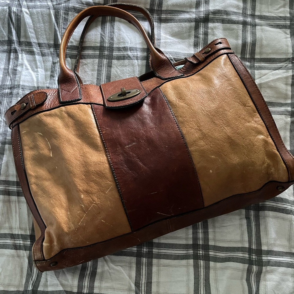 Fossil Vintage Revival Weekender Tote